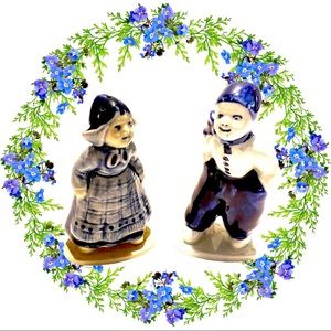 Vintage Delft Salt & Pepper Shakers